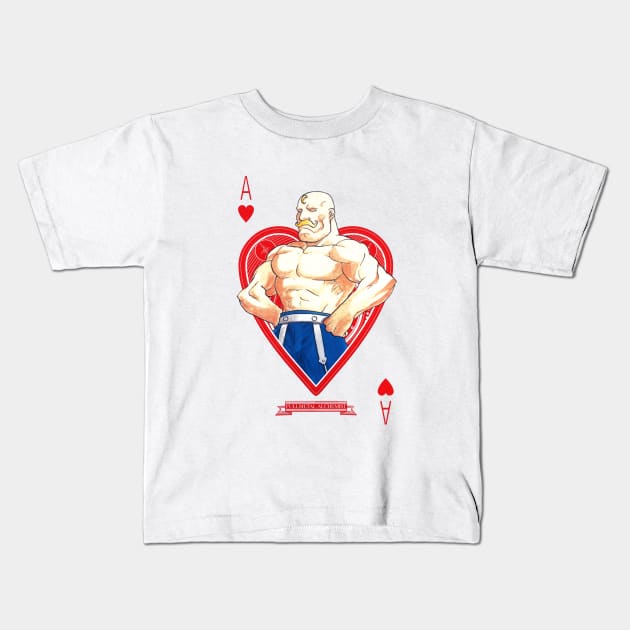 Alex Louis Armstrong Kids T-Shirt by SirTeealot